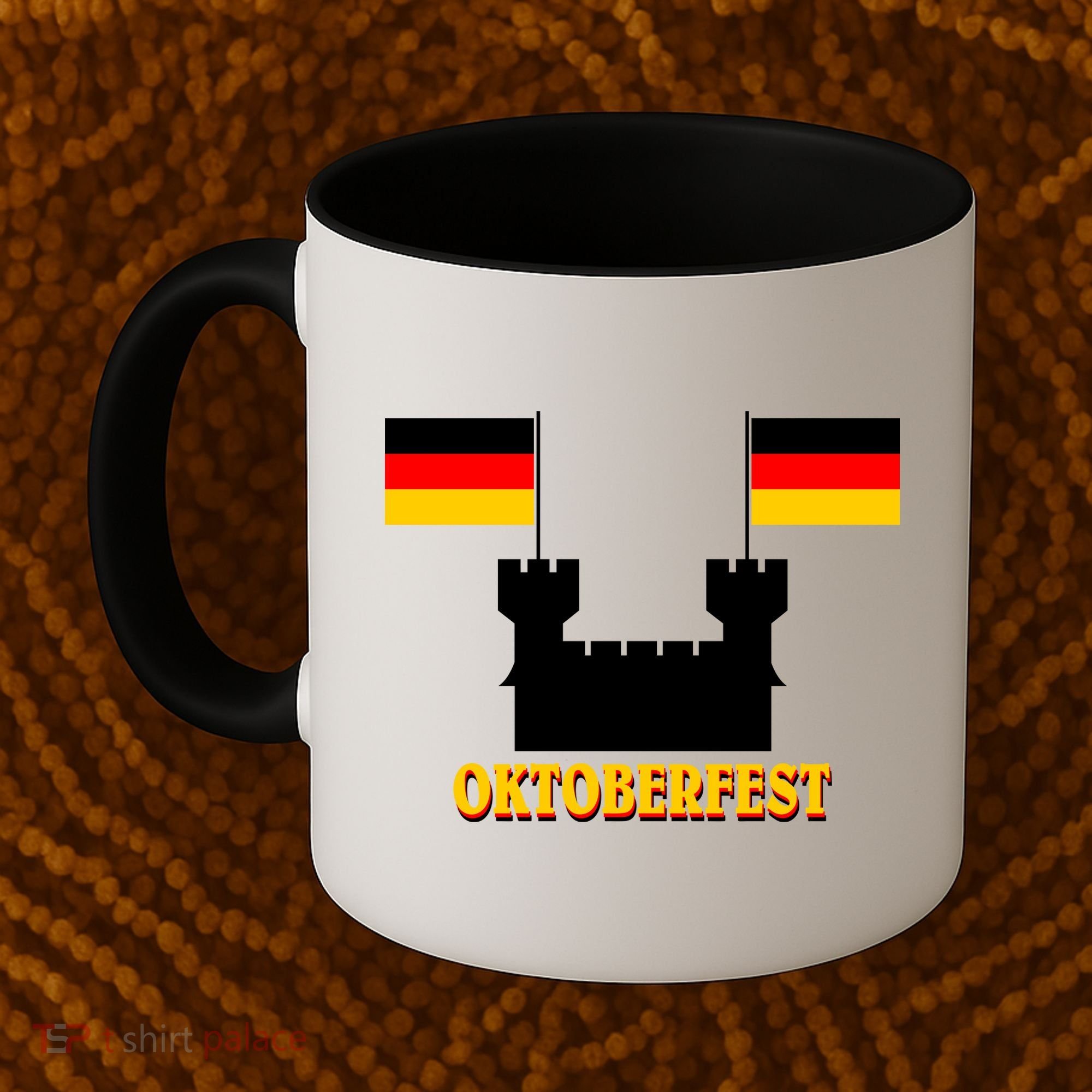 Oktoberfest Castle Flag Coffee Mug