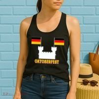 Oktoberfest Castle Flag Women's Tank Top thumb 2