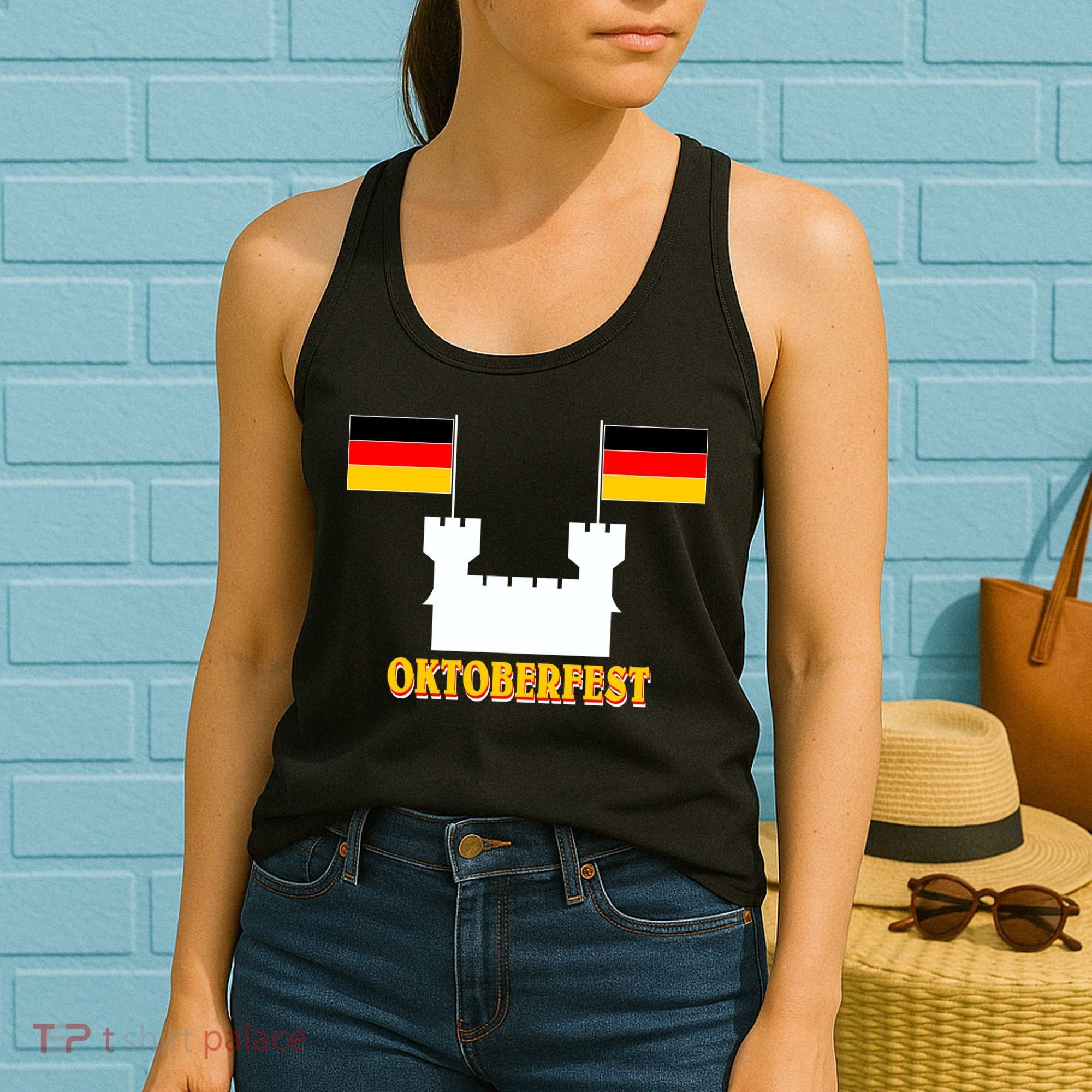 Oktoberfest Castle Flag Women's Tank Top