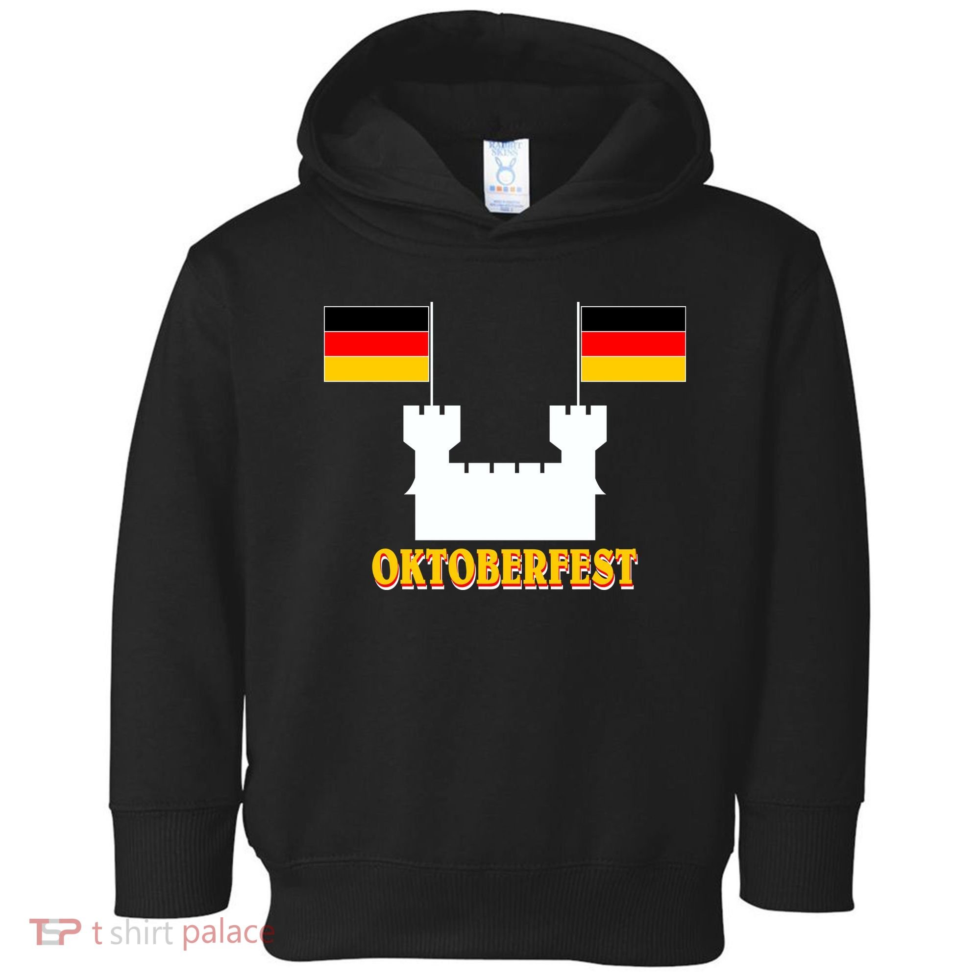 Oktoberfest Castle Flag Toddler Hoodie