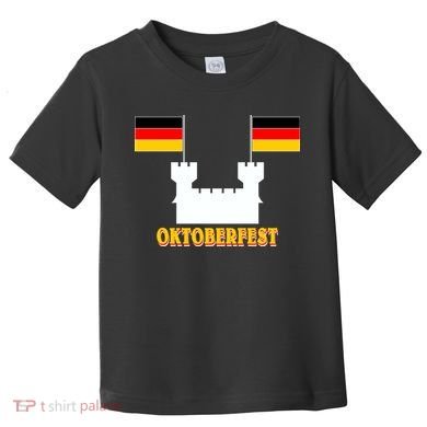 Oktoberfest Castle Flag Toddler T-Shirt