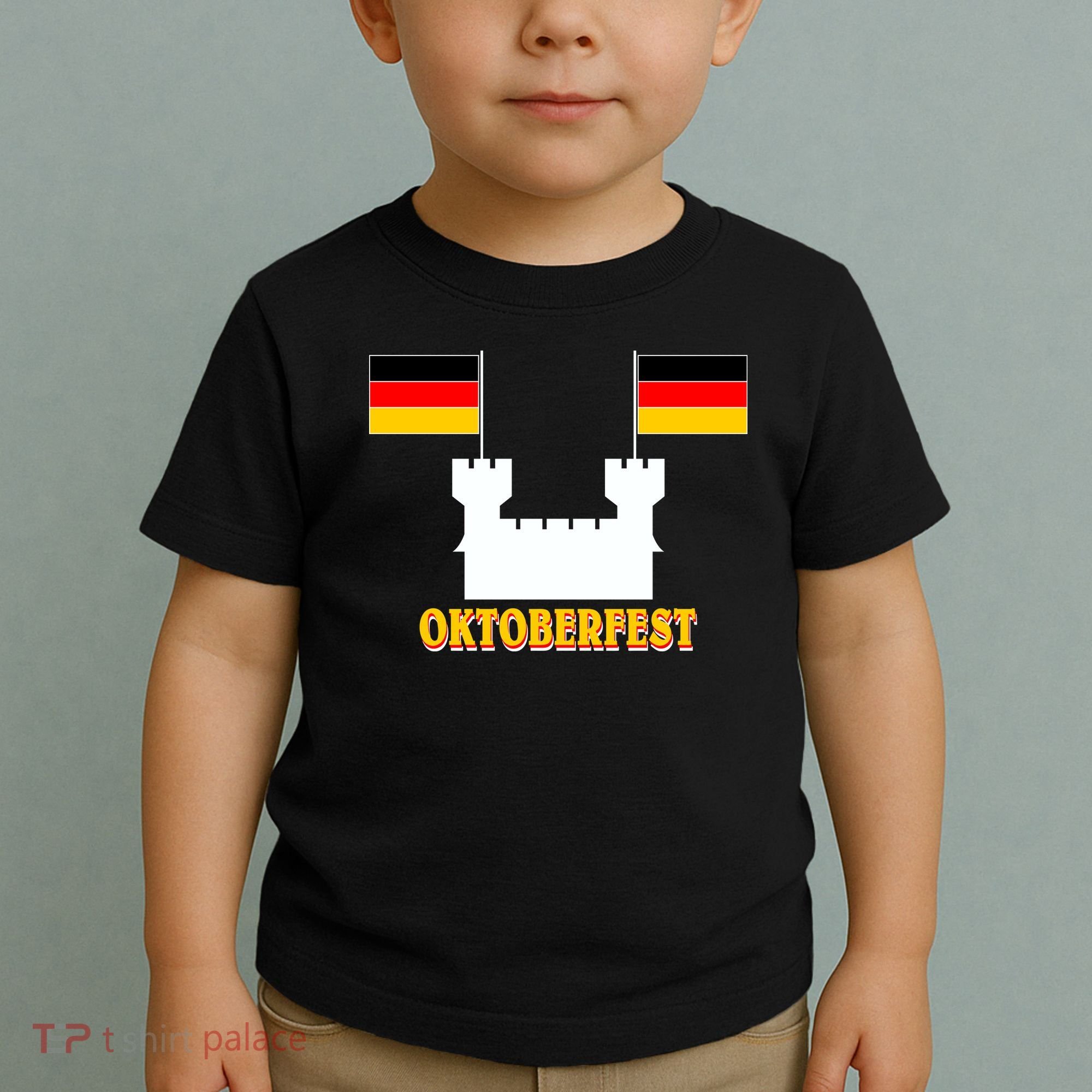 Oktoberfest Castle Flag Toddler T-Shirt
