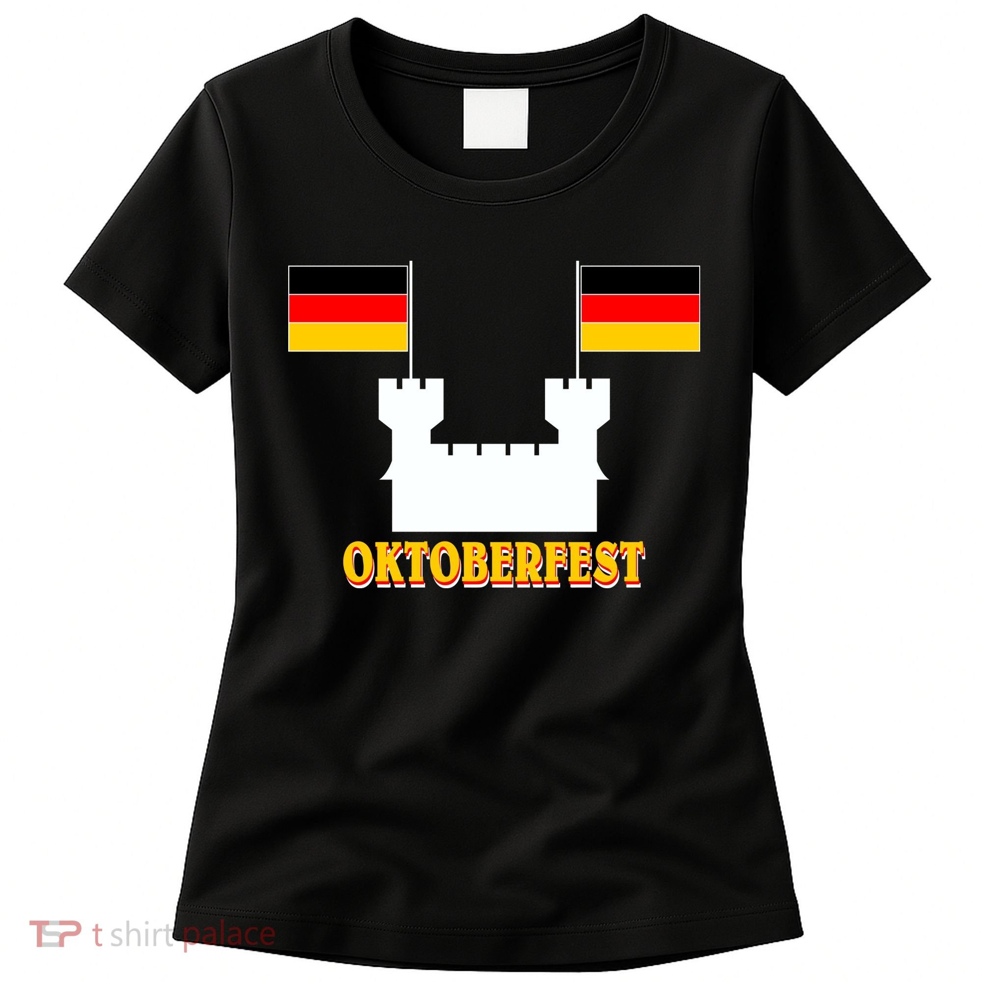 Oktoberfest Castle Flag Women's T-Shirt