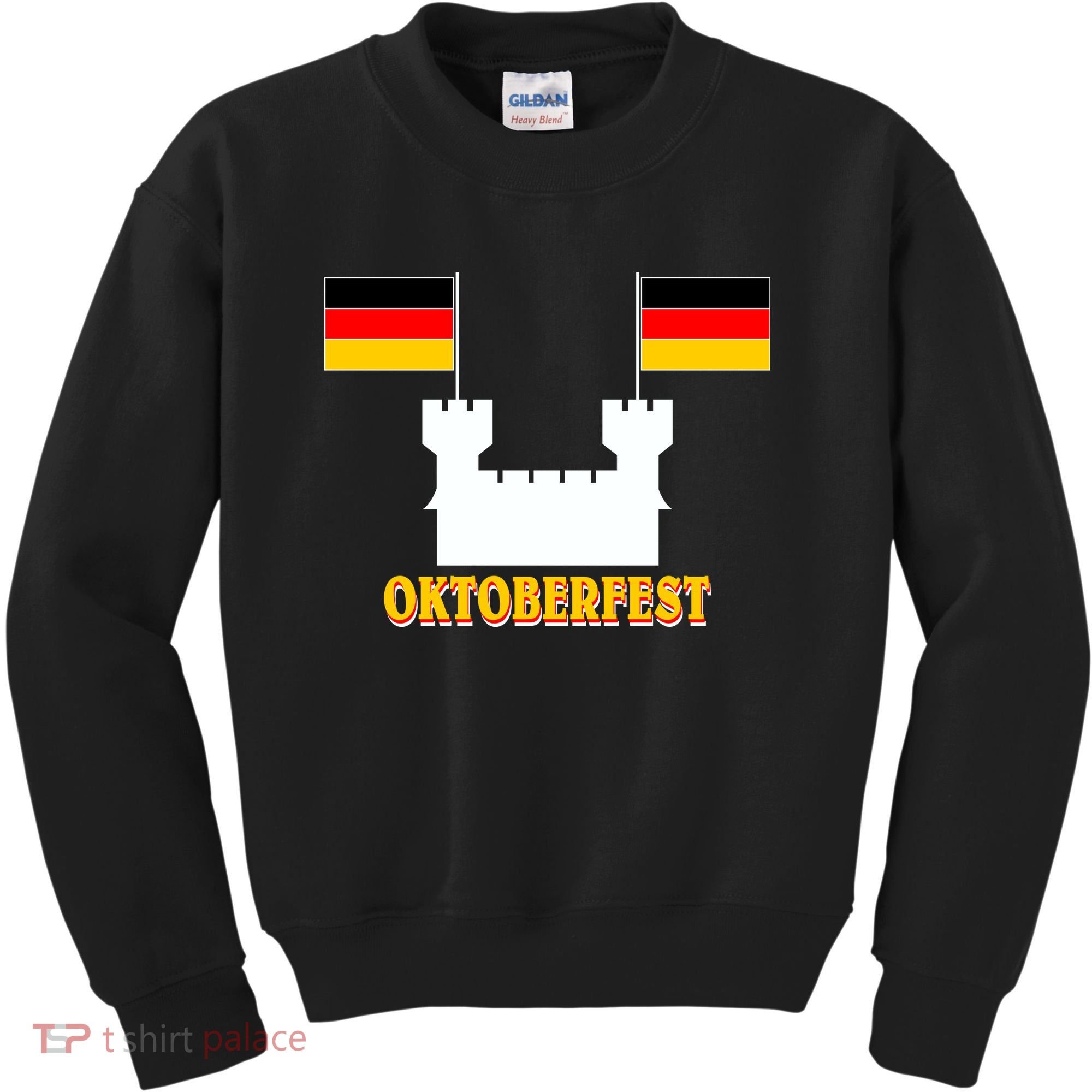 Oktoberfest Castle Flag Kids Sweatshirt