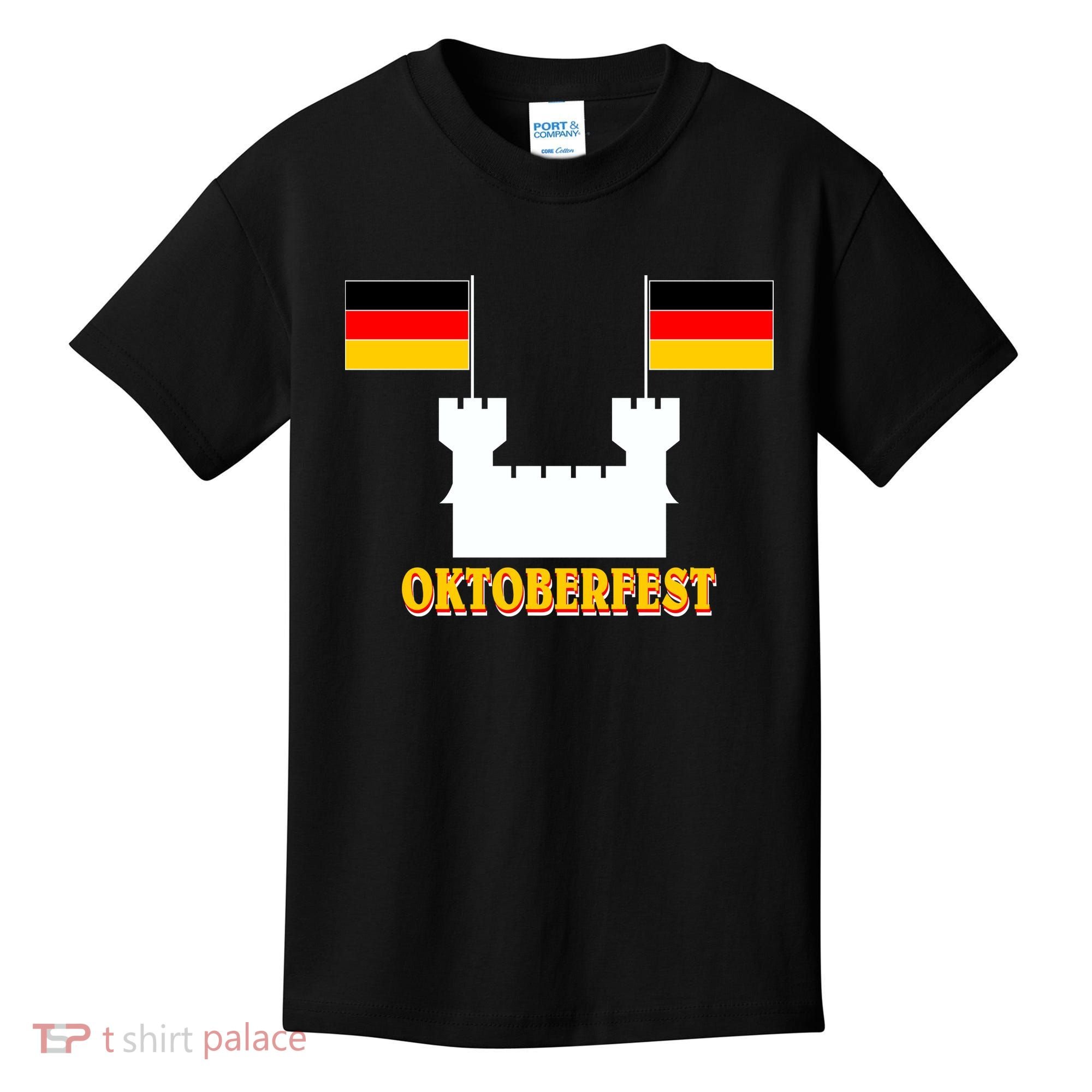 Oktoberfest Castle Flag Kids T-Shirt