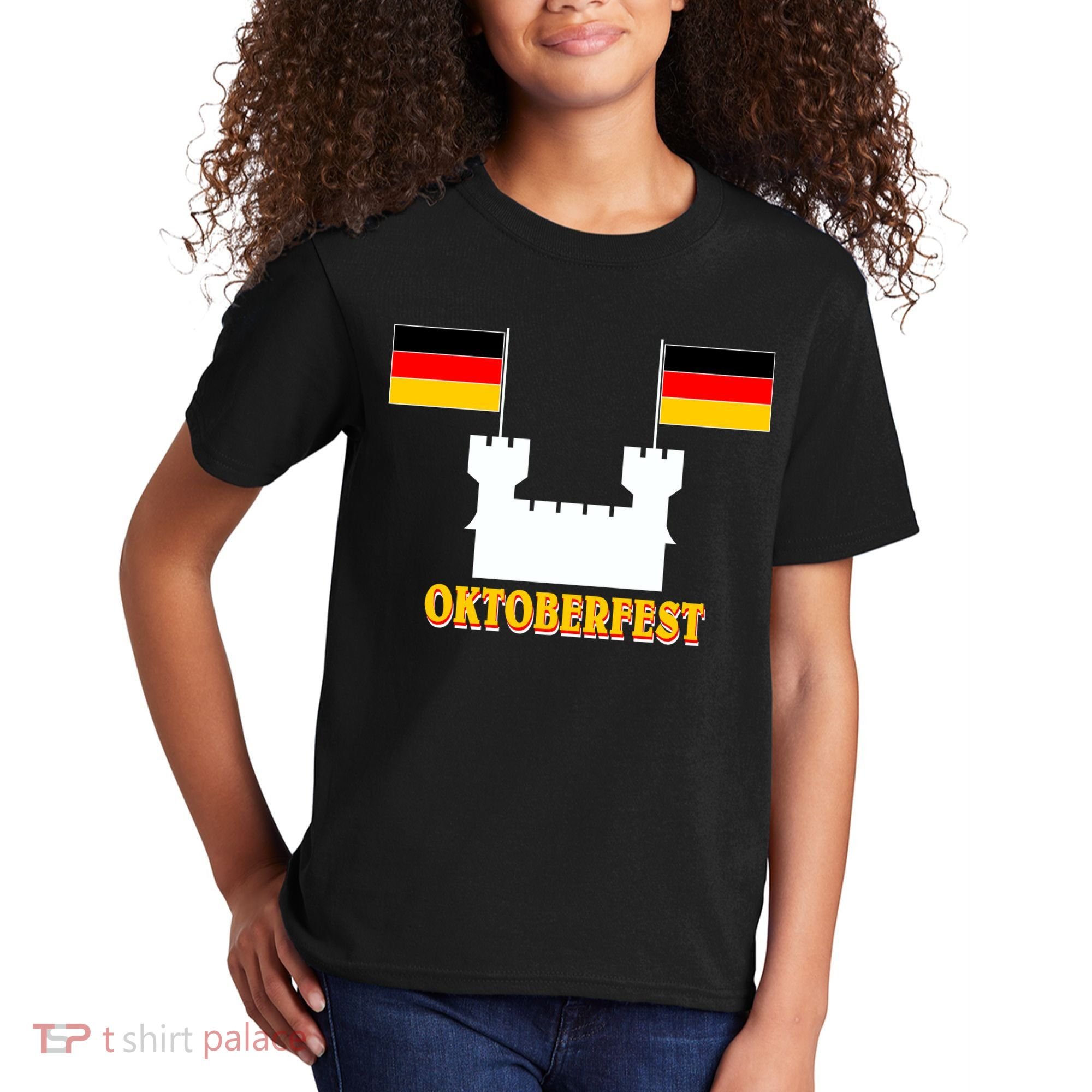 Oktoberfest Castle Flag Kids T-Shirt