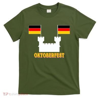 Oktoberfest Castle Flag T-Shirt
