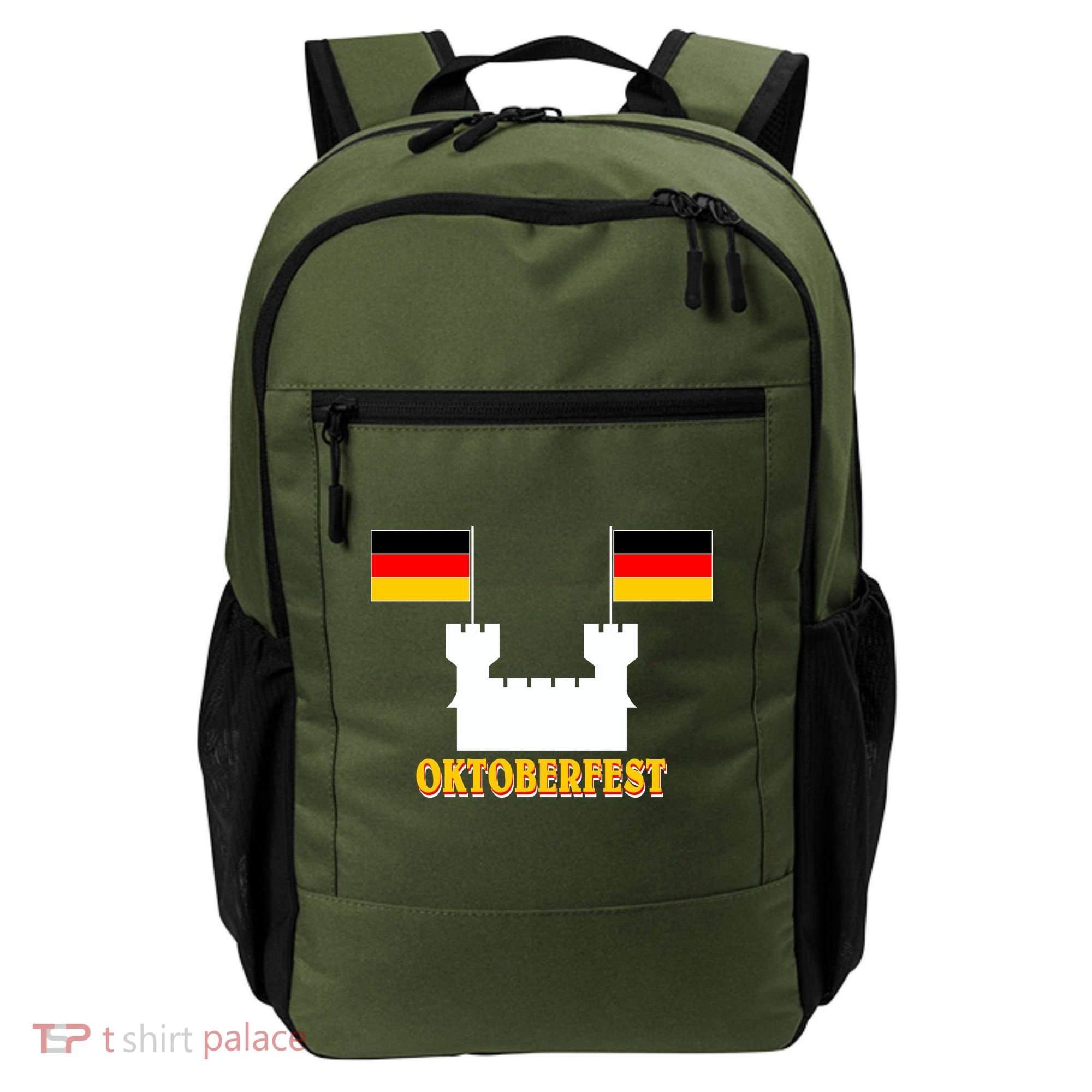 Oktoberfest Castle Flag Backpack