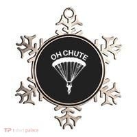 Oh Chute Funny Skydiving Gift For Skydiver Parachute Jumping Ornament thumb 0