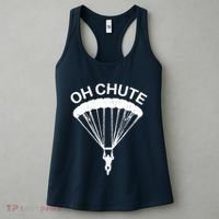 Oh Chute Funny Skydiving Gift For Skydiver Parachute Jumping Women's Tank Top thumb 3