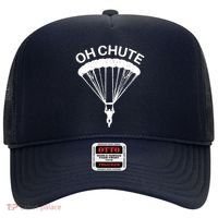 Oh Chute Funny Skydiving Gift For Skydiver Parachute Jumping Hat thumb 0