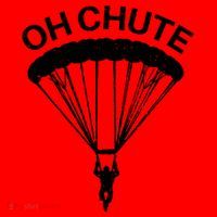 Oh Chute Funny Skydiving Gift For Skydiver Parachute Jumping Santa Hat thumb 1