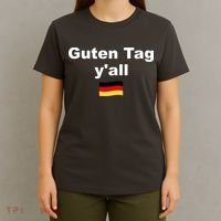 Oktoberfest | Guten Tag yall | Funny Outfit Germany Flag T-Shirt thumb 4
