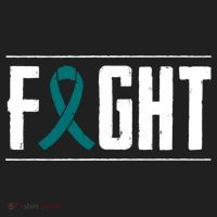 Ovarian Cancer Fight Cancer Ribbon Meaningful Gift Golf Towel thumb 3