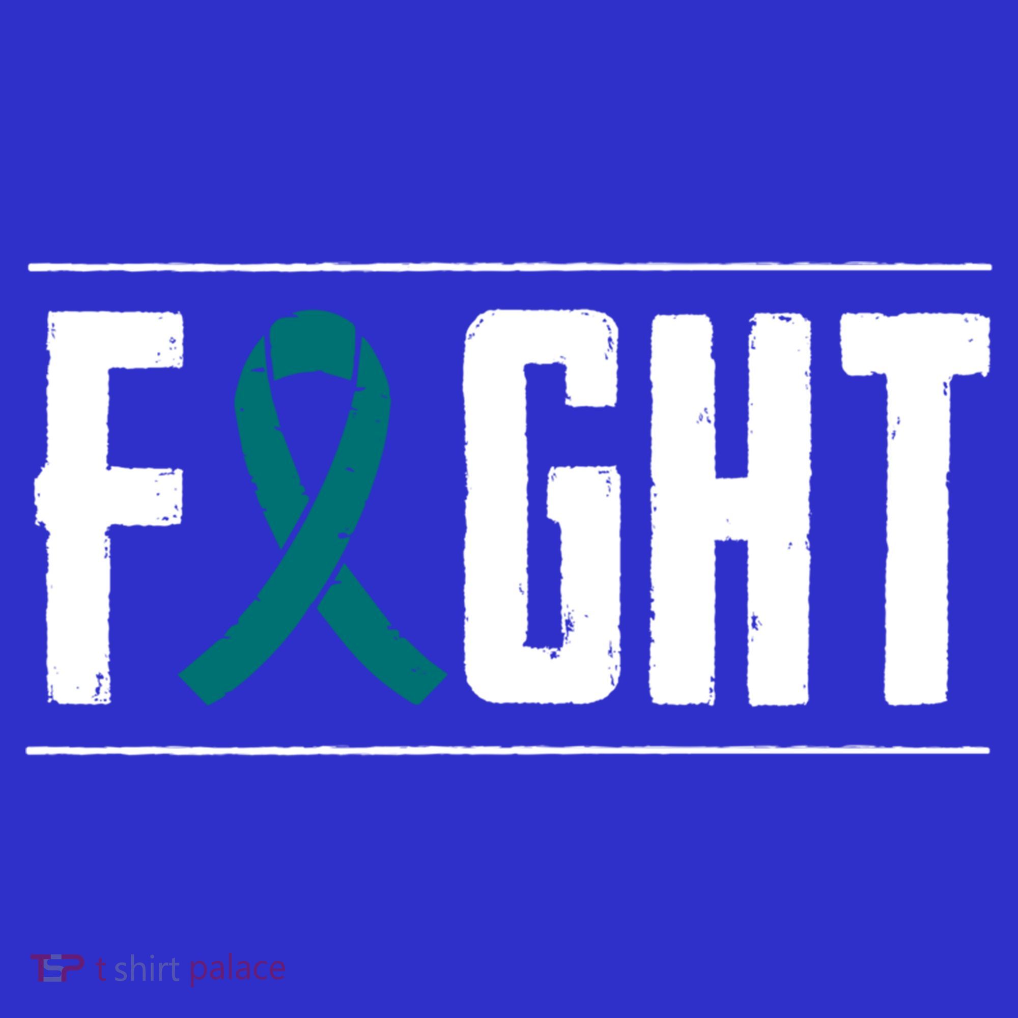 Ovarian Cancer Fight Cancer Ribbon Meaningful Gift Hoodie