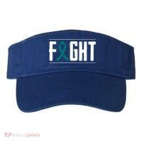 Ovarian Cancer Fight Cancer Ribbon Meaningful Gift Visor thumb 0