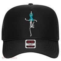 Ovarian Cancer Faith Ovarian Cancer Awareness Support Hat thumb 0
