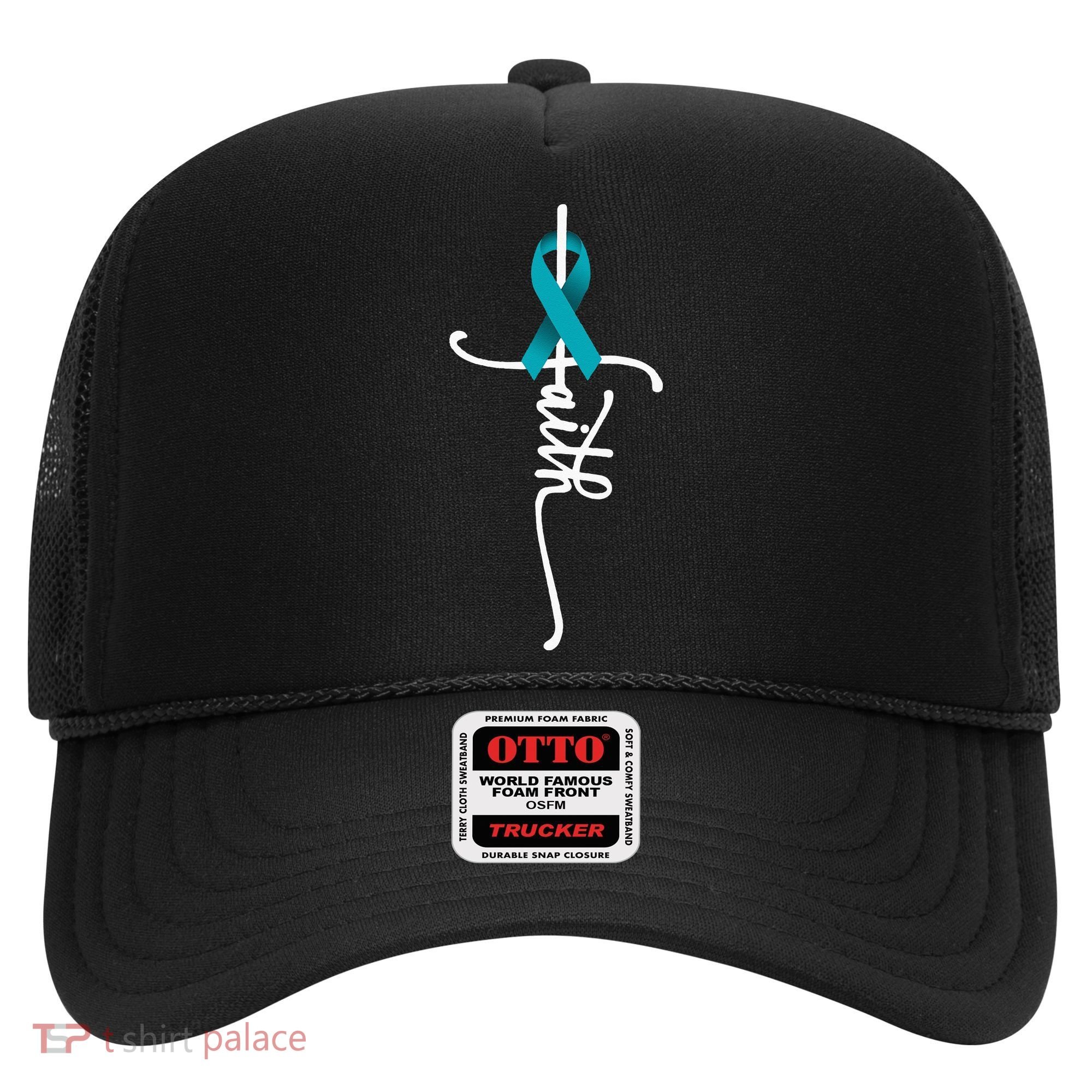 Ovarian Cancer Faith Ovarian Cancer Awareness Support Hat