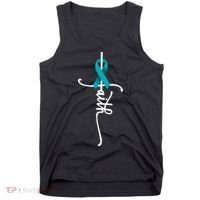 Ovarian Cancer Faith Ovarian Cancer Awareness Support Tank Top thumb 0