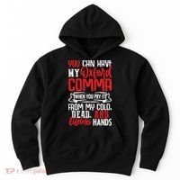 Oxford Comma Funny Quote Hoodie thumb 0