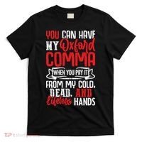 Oxford Comma Funny Quote T-Shirt thumb 0