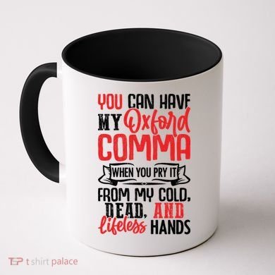 Oxford Comma Funny Quote Coffee Mug