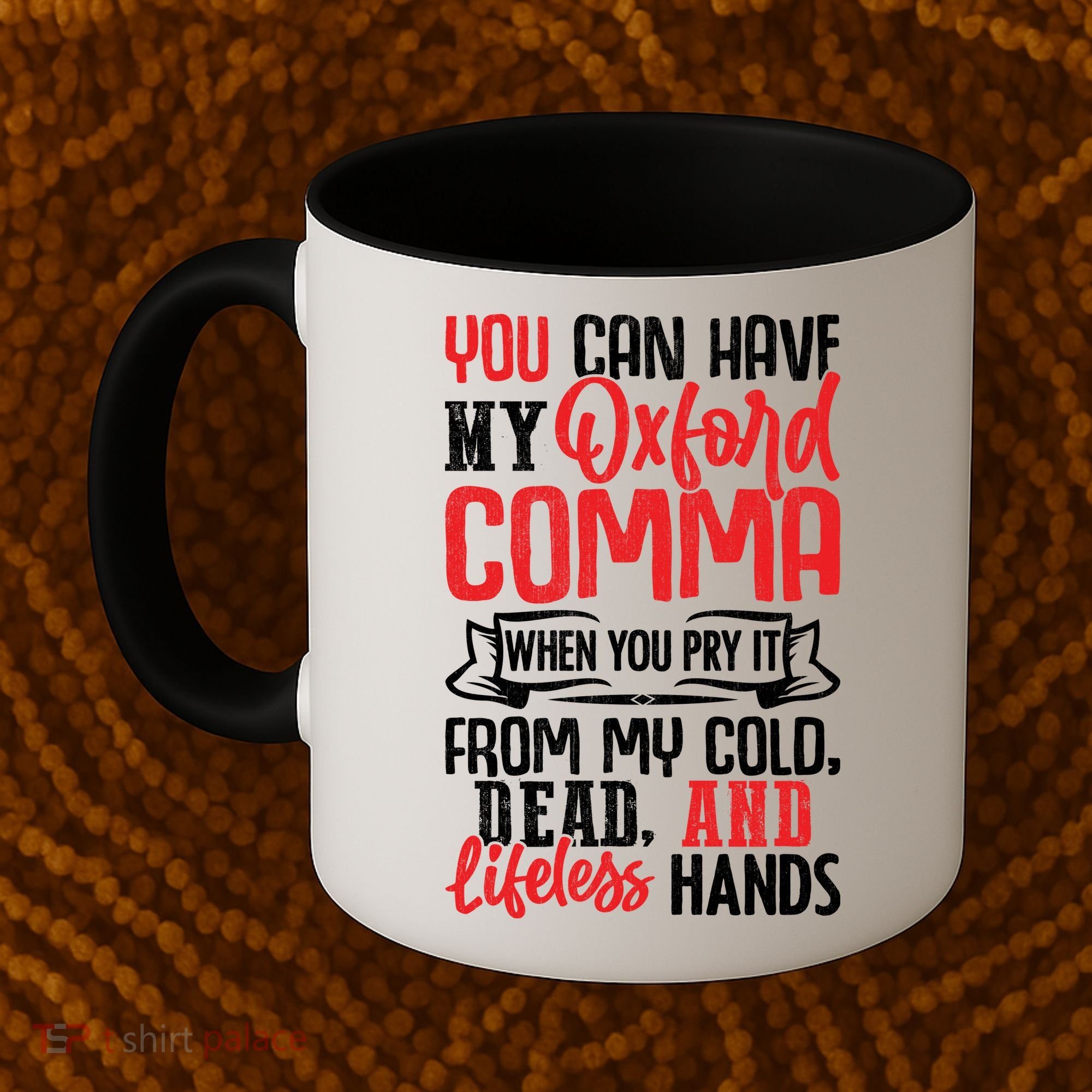 Oxford Comma Funny Quote Coffee Mug