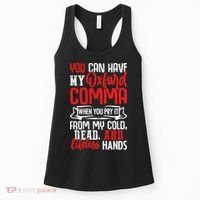 Oxford Comma Funny Quote Women's Tank Top thumb 0