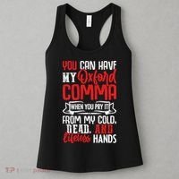 Oxford Comma Funny Quote Women's Tank Top thumb 3