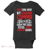 Oxford Comma Funny Quote Baby Bodysuit thumb 0