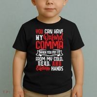 Oxford Comma Funny Quote Toddler T-Shirt thumb 2