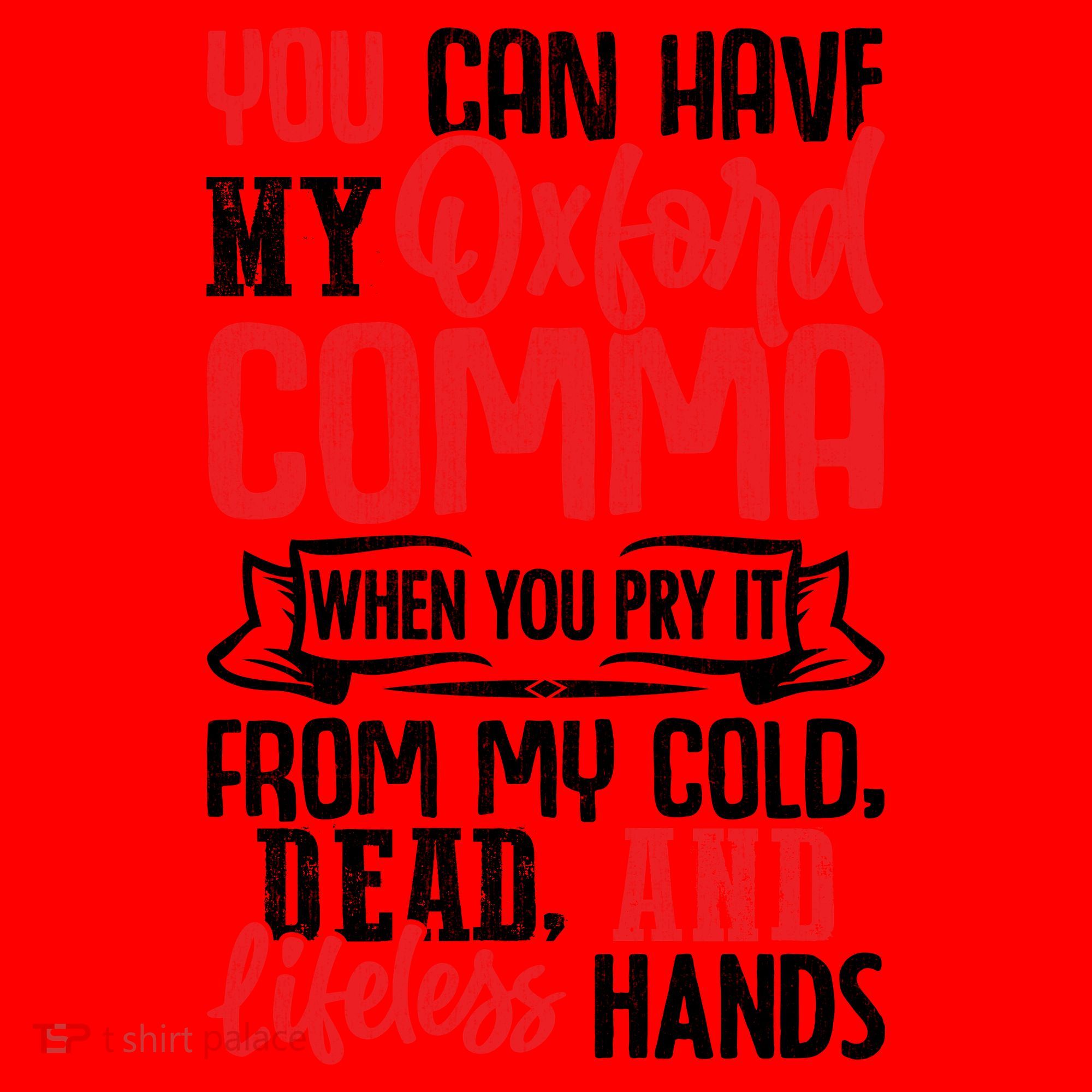 Oxford Comma Funny Quote Santa Hat