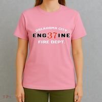 Oklahoma City Fire Dept Engine 37 T-Shirt thumb 4