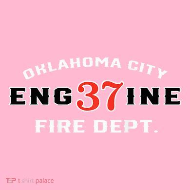 Oklahoma City Fire Dept Engine 37 Flat Bill Trucker Hat