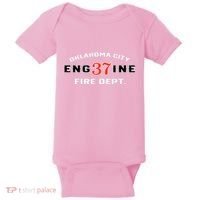 Oklahoma City Fire Dept Engine 37 Baby Bodysuit thumb 0
