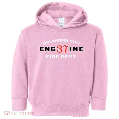 Oklahoma City Fire Dept Engine 37 Toddler Hoodie