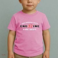 Oklahoma City Fire Dept Engine 37 Toddler T-Shirt thumb 2