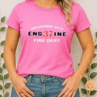 Oklahoma City Fire Dept Engine 37 Women's T-Shirt thumb 2