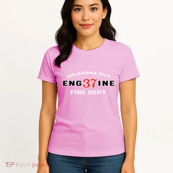Oklahoma City Fire Dept Engine 37 Women's T-Shirt