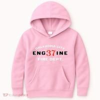 Oklahoma City Fire Dept Engine 37 Kids Hoodie thumb 0
