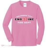 Oklahoma City Fire Dept Engine 37 Kids Long Sleeve Shirt thumb 0