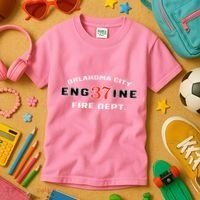 Oklahoma City Fire Dept Engine 37 Kids T-Shirt thumb 3