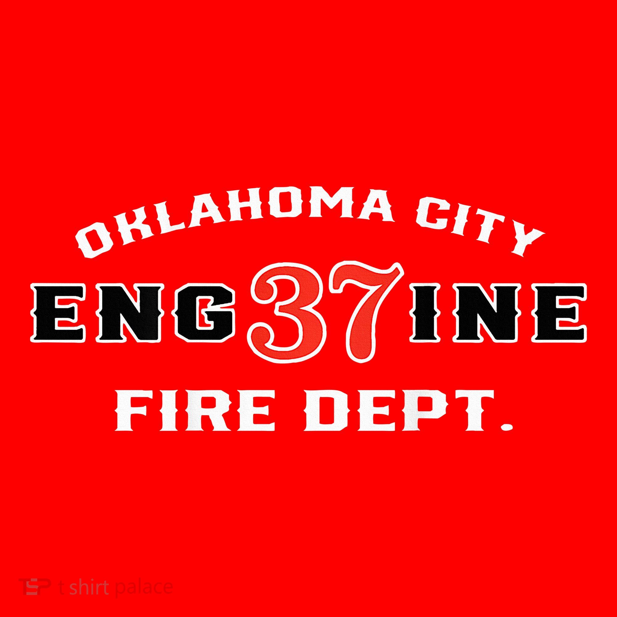 Oklahoma City Fire Dept Engine 37 Santa Hat