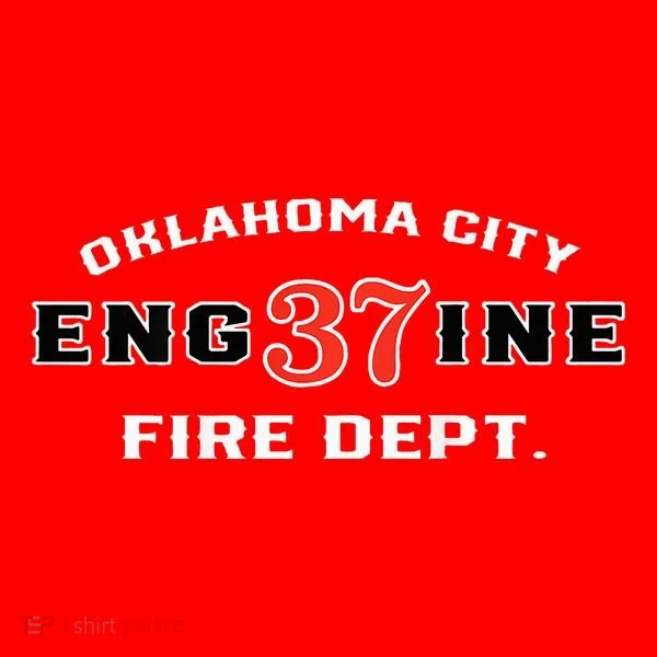 Oklahoma City Fire Dept Engine 37 Santa Hat