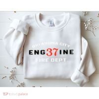 Oklahoma City Fire Dept Engine 37 Sweatshirt thumb 2