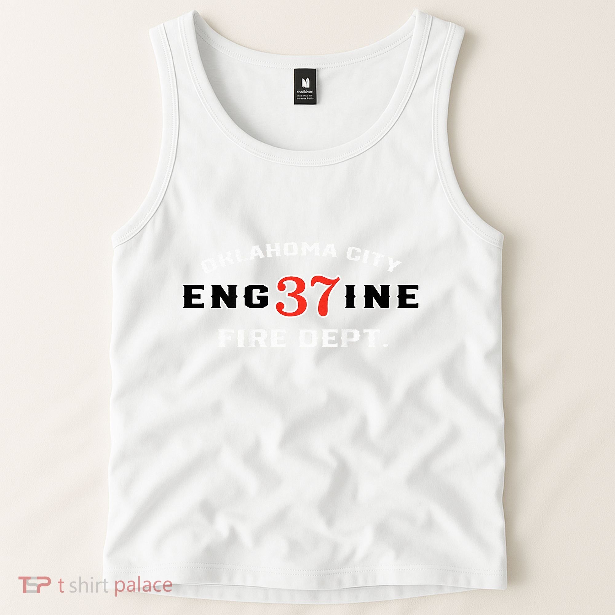 Oklahoma City Fire Dept Engine 37 Tank Top