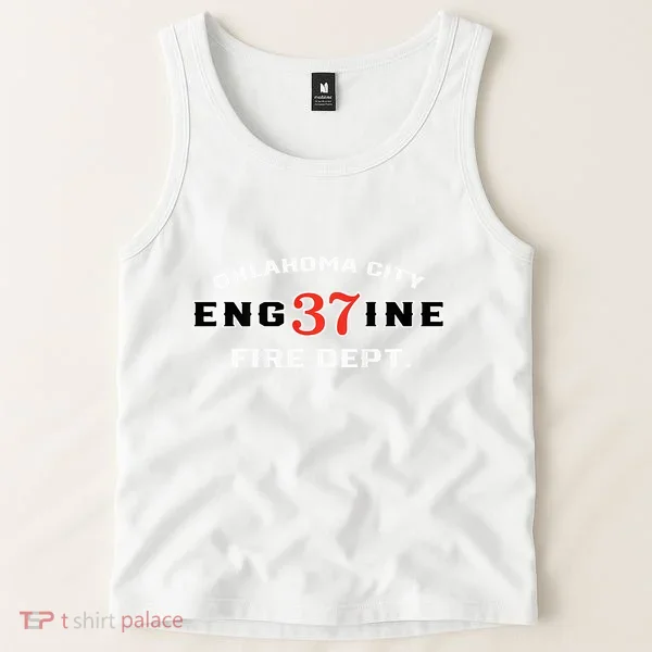 Oklahoma City Fire Dept Engine 37 Tank Top