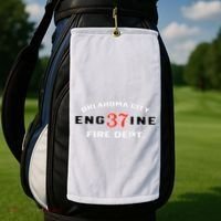 Oklahoma City Fire Dept Engine 37 Golf Towel thumb 2