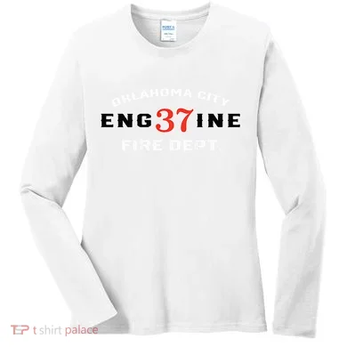 Oklahoma City Fire Dept Engine 37 Women's Long Sleeve Shirt