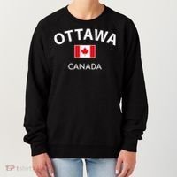 Ottawa Canada Flag Proud Canadian Women's Sweatshirt thumb 0